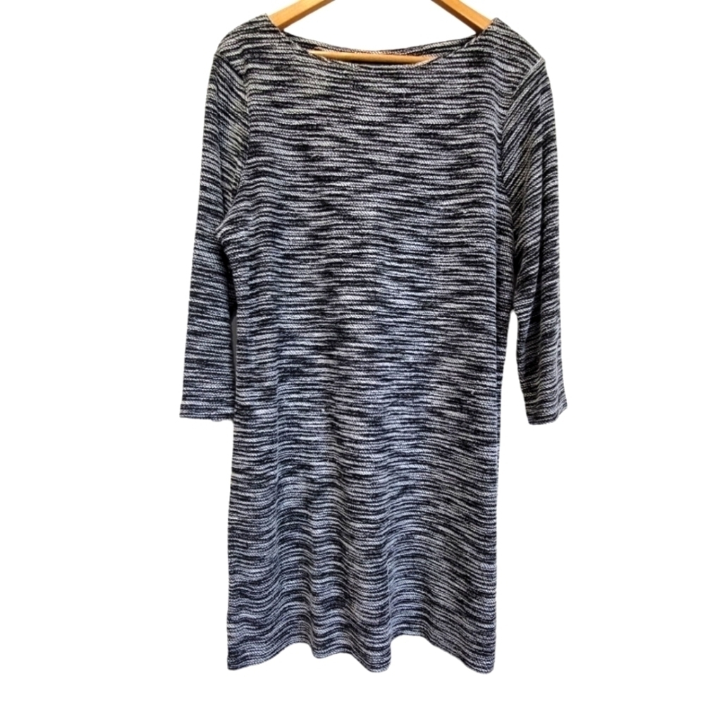 XL Knit Long Sleeve Midi Dress